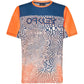 Oakley Maven Coast Short Sleeve Jersey - XL - Distorted Frogskin Blue - Orange