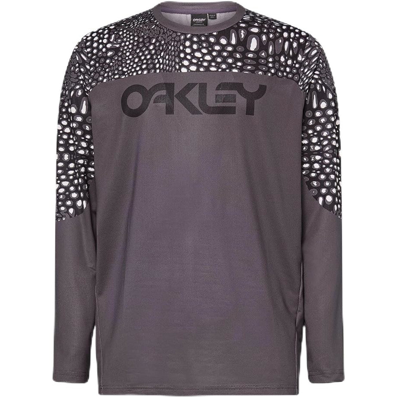 Oakley Maven Coast Long Sleeve Jersey - M - Distorted Frogskin Black