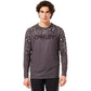 Oakley Maven Coast Long Sleeve Jersey - M - Distorted Frogskin Black
