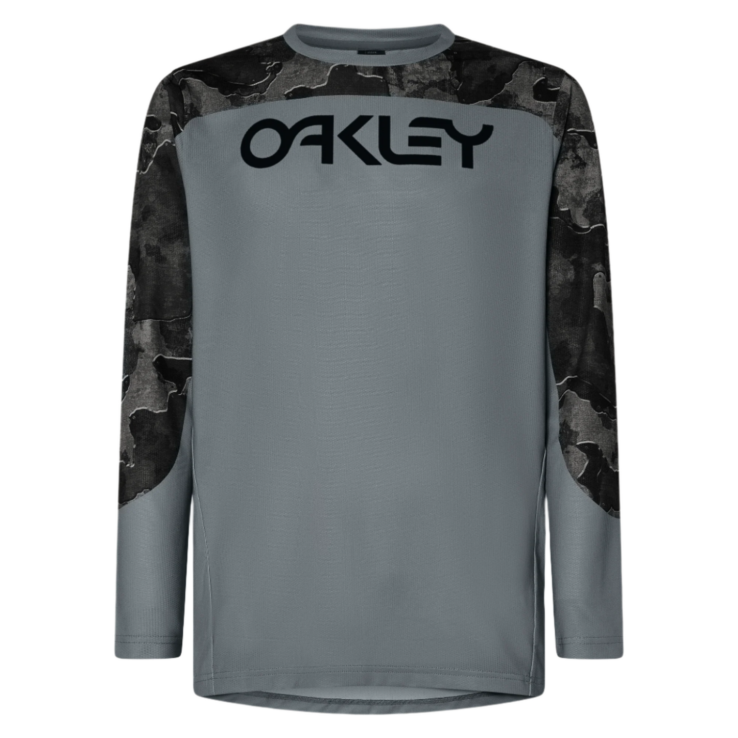 Oakley Maven Coast Long Sleeve Jersey - M - Metal Camo Black