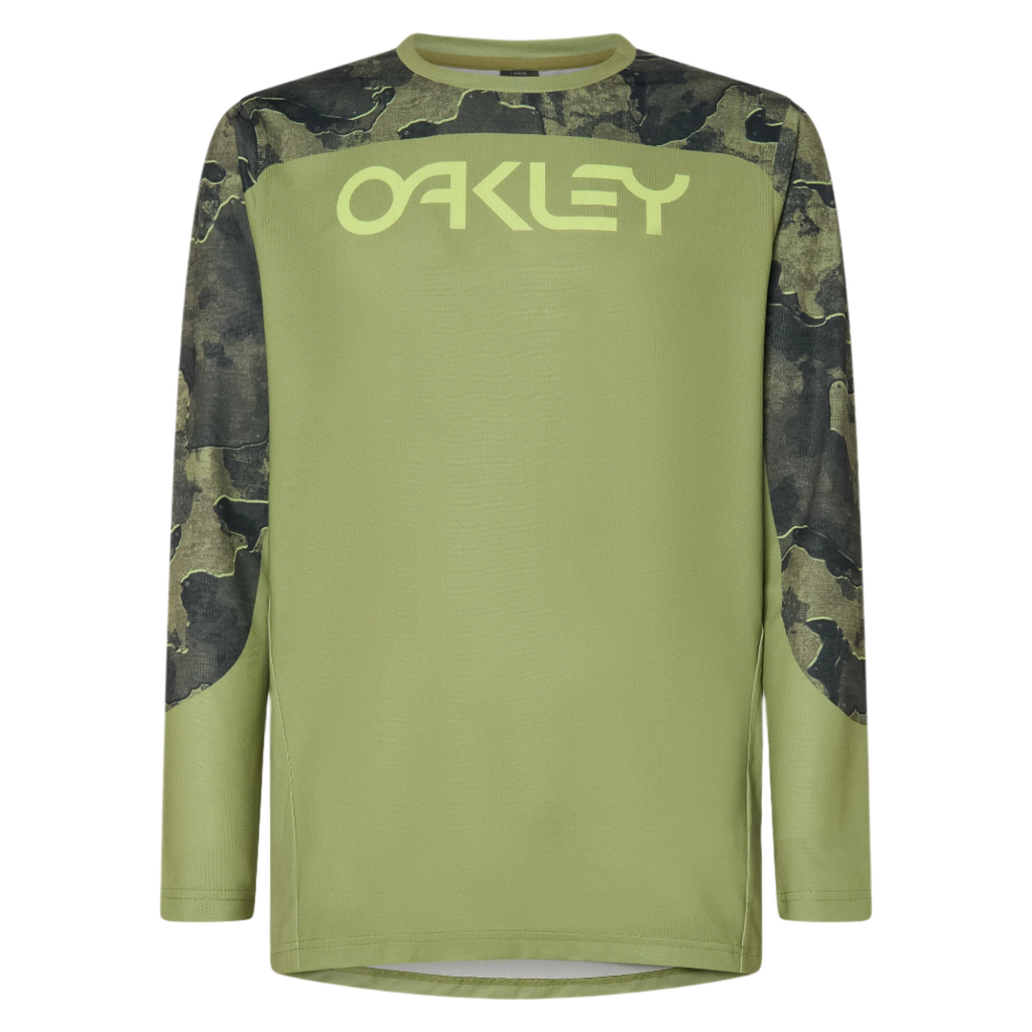 Oakley Maven Coast Long Sleeve Jersey - L - Metal Camo Green