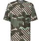 Oakley Ride Free Short Sleeve Jersey - M - Green Stripe - Grip Camo