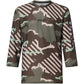 Oakley Ride Free Long Sleeve Jersey - S - Green Stripe - Grip Camo