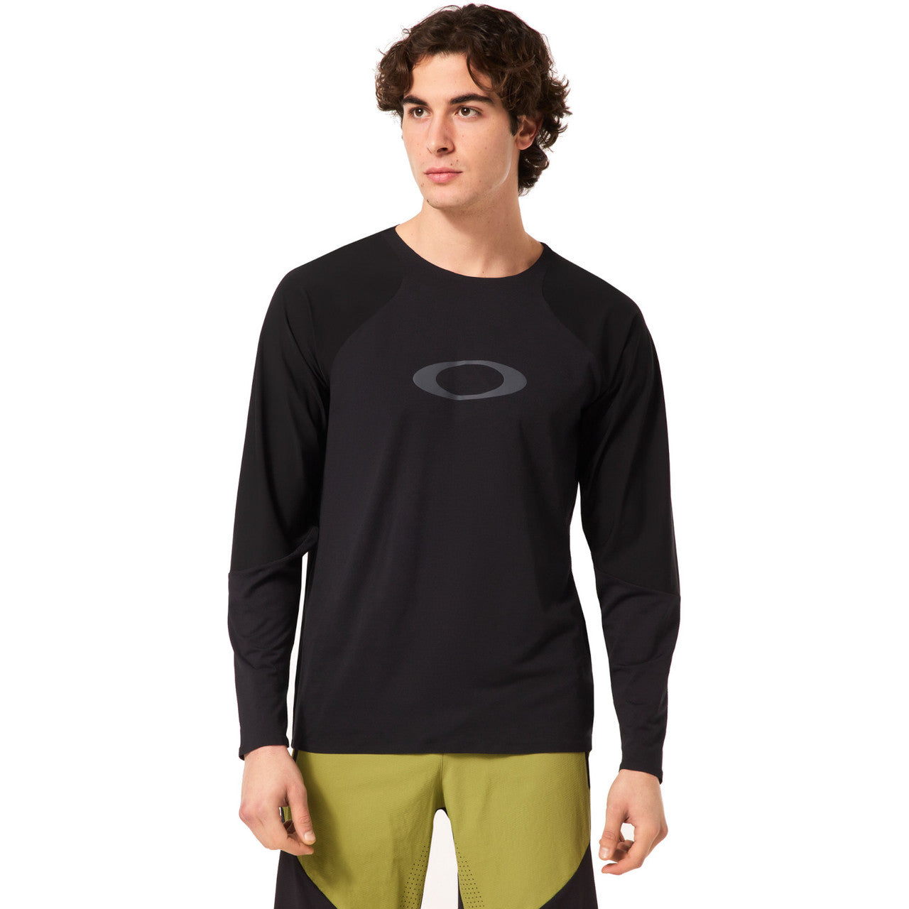 Oakley Seeker Airline Long Sleeve Jersey - S - Blackout