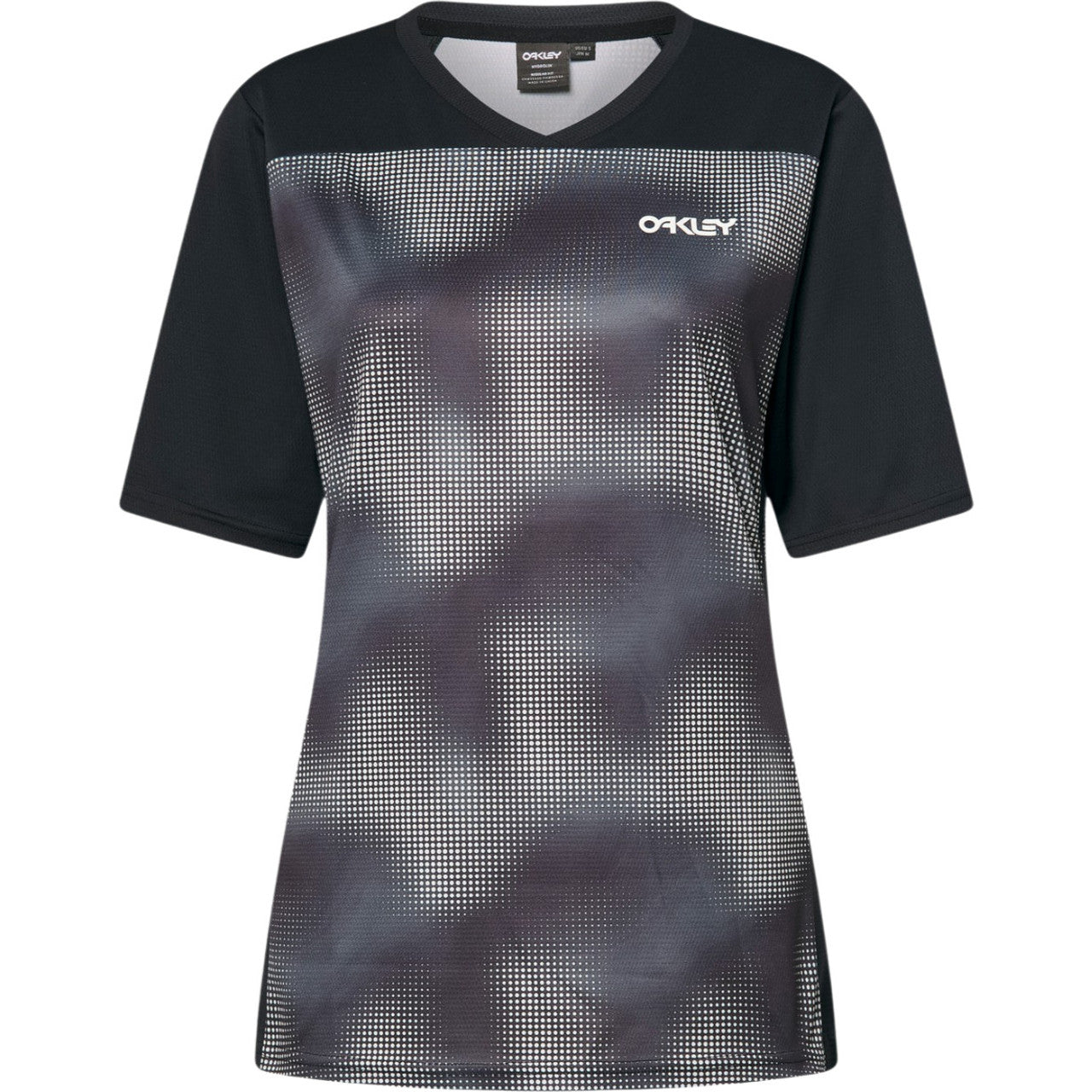 Oakley Women's Maven Coast Short Sleeve Jersey - Women's L - Organic Spots Black