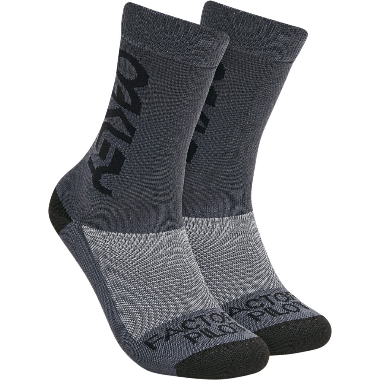 Oakley Factory Pilot MTB Socks - L - Uniform Grey