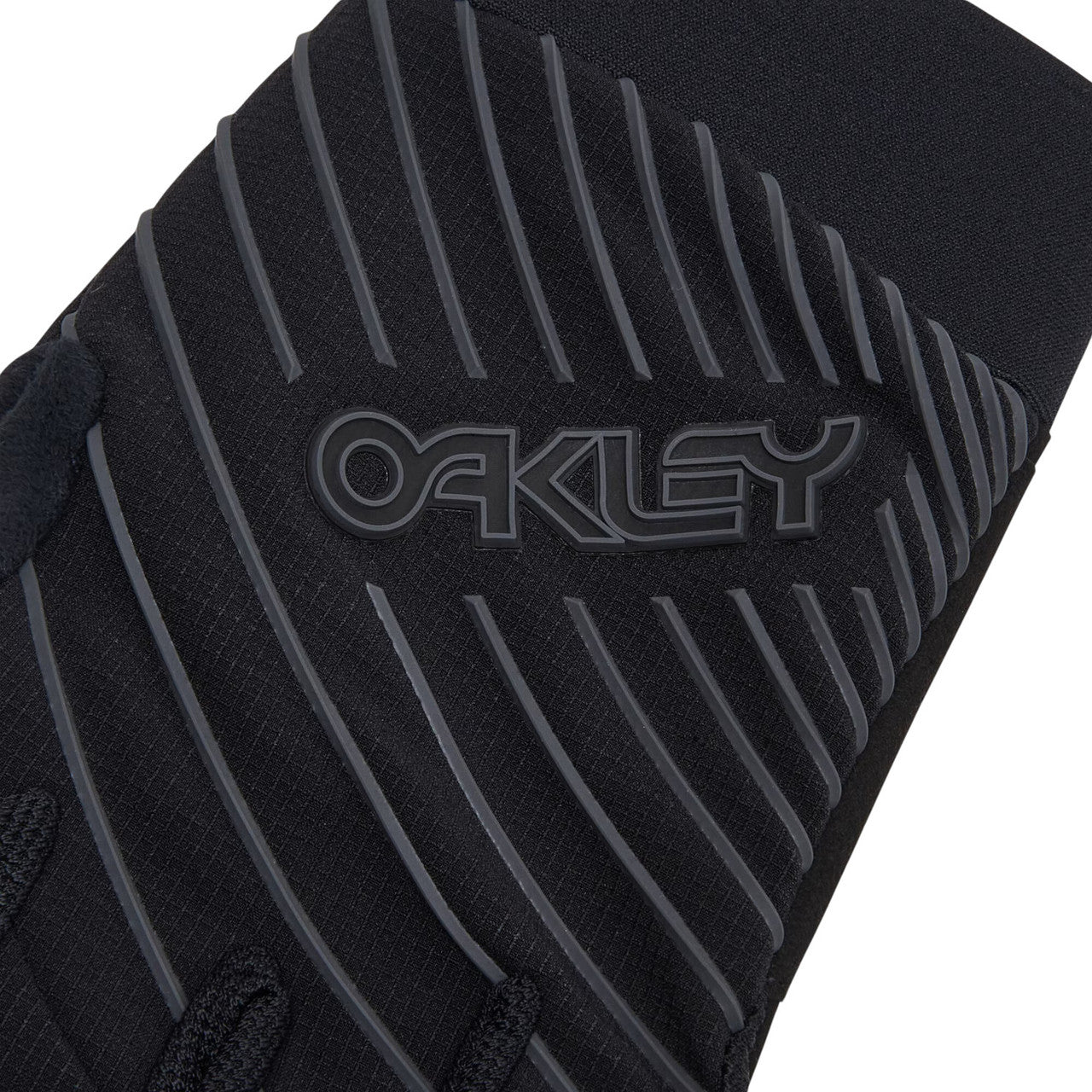 Oakley Drop In 2.0 MTB Gloves - L - Blackout - Uniform Grey