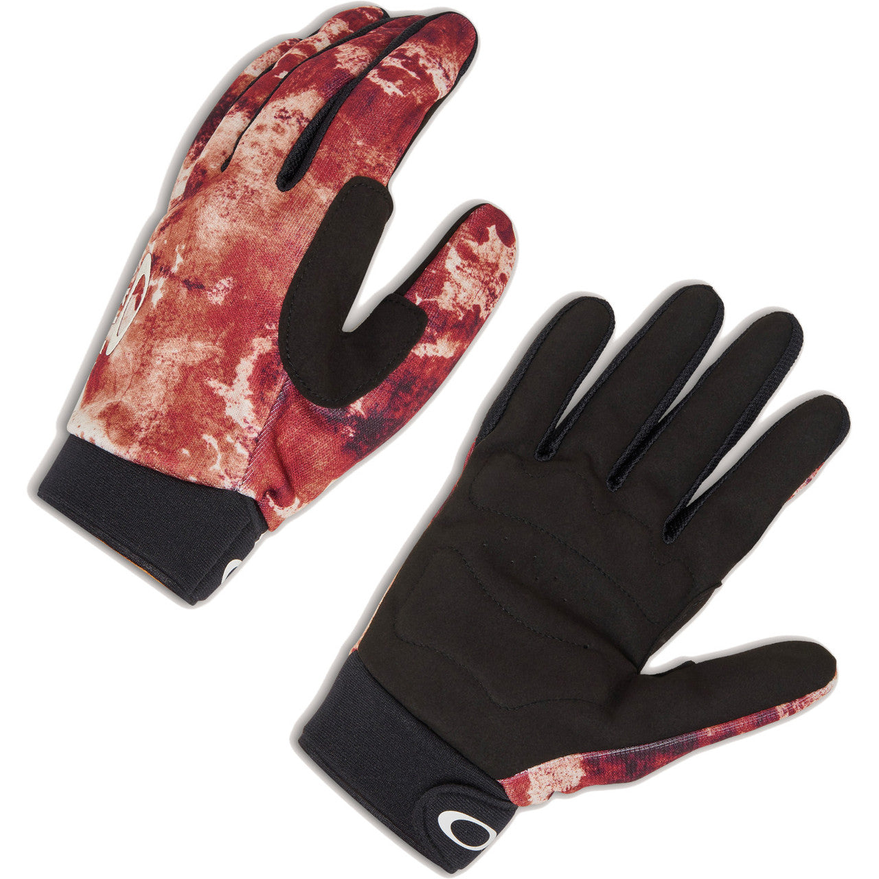 Oakley Seeker MTB Gloves - M - Oxidation Print Red