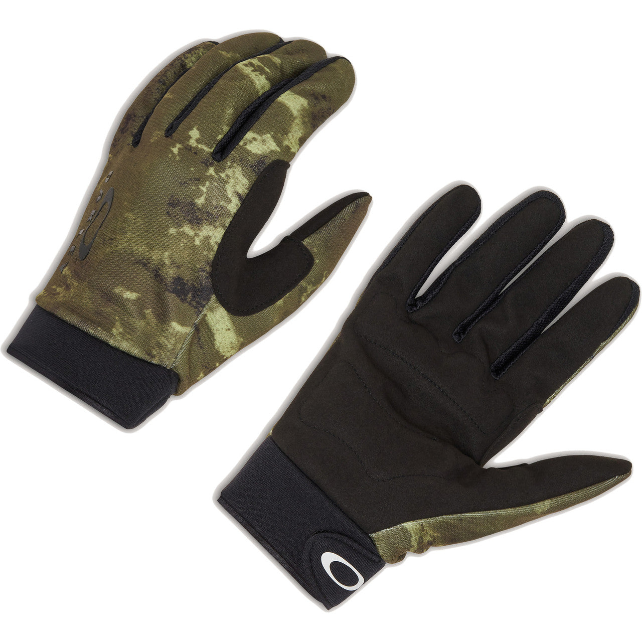 Oakley Seeker MTB Gloves - L - Oxidation Print Green