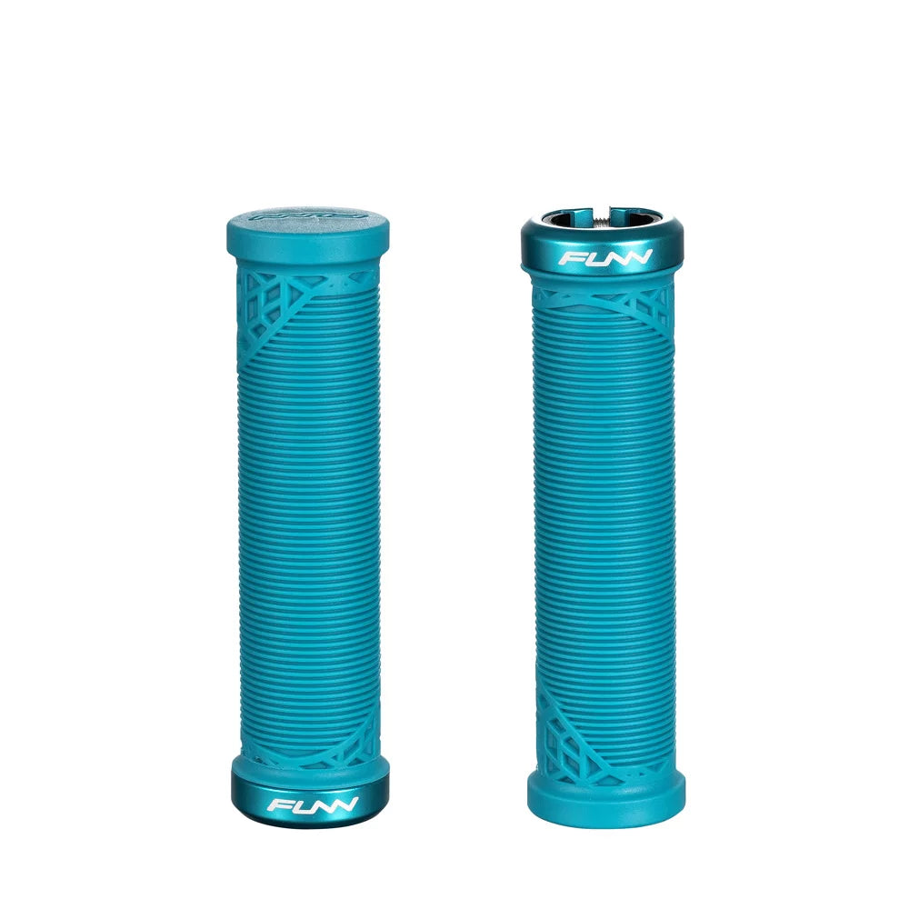 Funn Hilt JR 19mm Lock On Grip - Turquoise - Single Lock On Grips