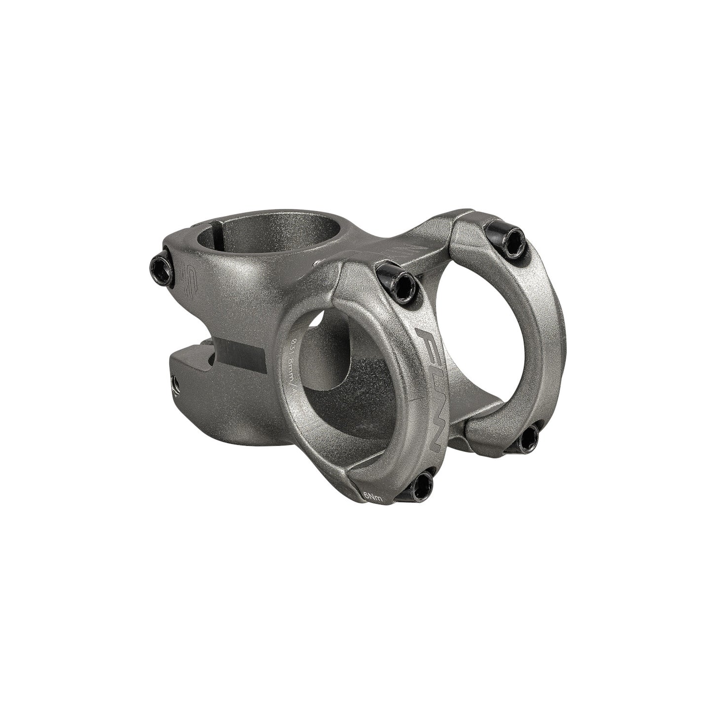 FUNN Nixie Stem - 1 1/8th Inch Steerer - 31.8mm - 40mm - 0 Degree - Grey