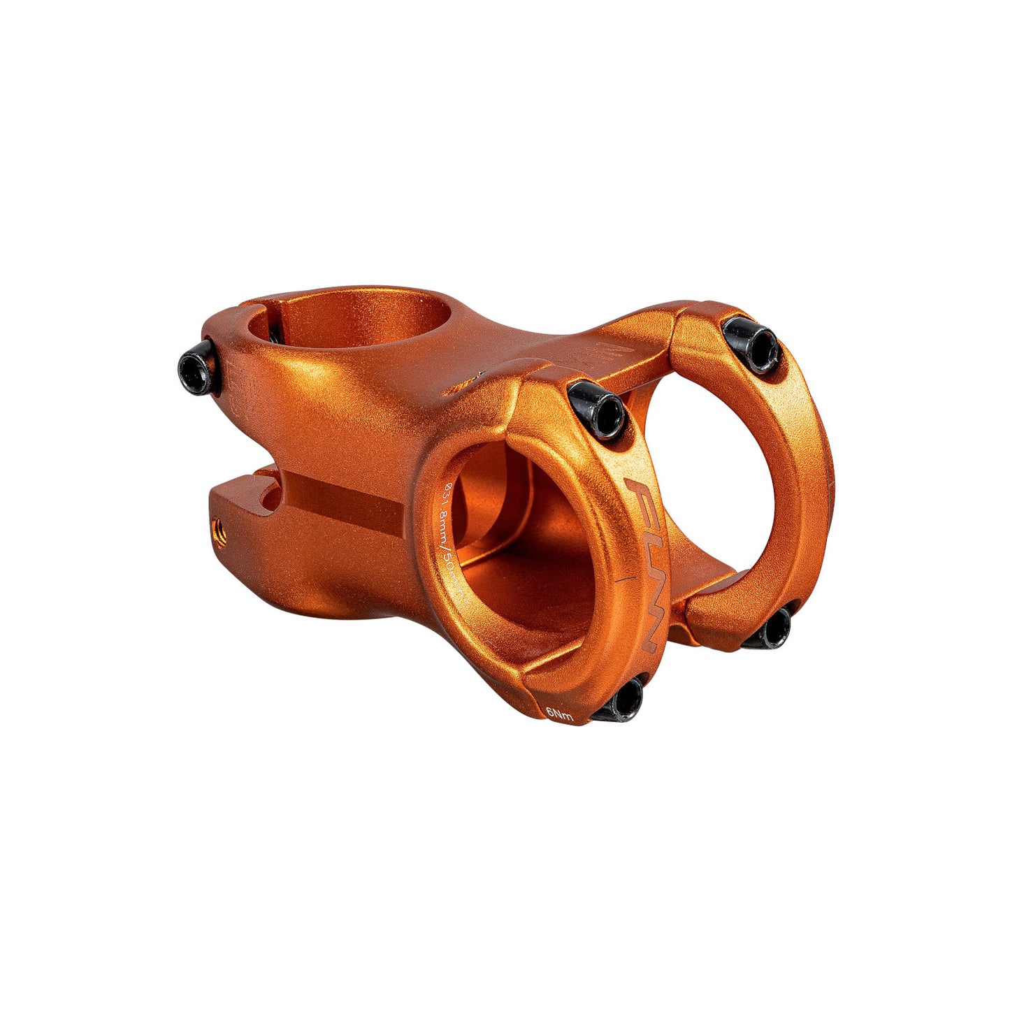 FUNN Nixie Stem - 1 1/8th Inch Steerer - 31.8mm - 50mm - 0 Degree - Orange