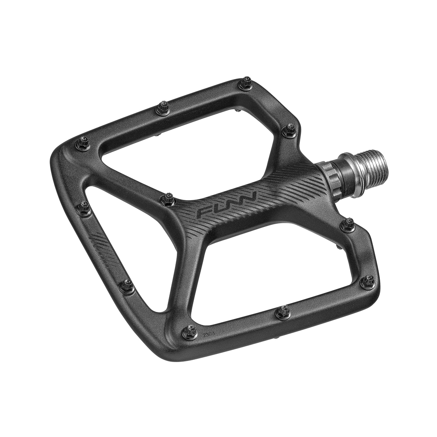 FUNN Python V2 Flat Aluminium Pedals - Standard - Black