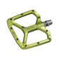 FUNN Python V2 Flat Aluminium Pedals - Standard - Green