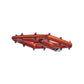 FUNN Python V2 Flat Aluminium Pedals - Standard - Orange
