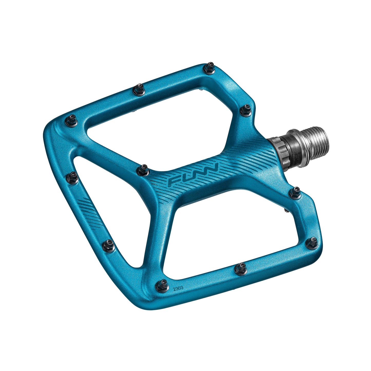 Python Turqoise FUNN Python V2 Flat Aluminium Pedals - Standard - Turqoise | MTB Direct