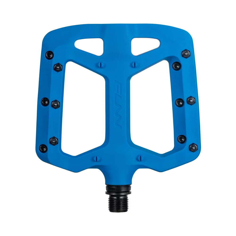 FUNN Taipan Flat Composite Pedals - Standard - Blue