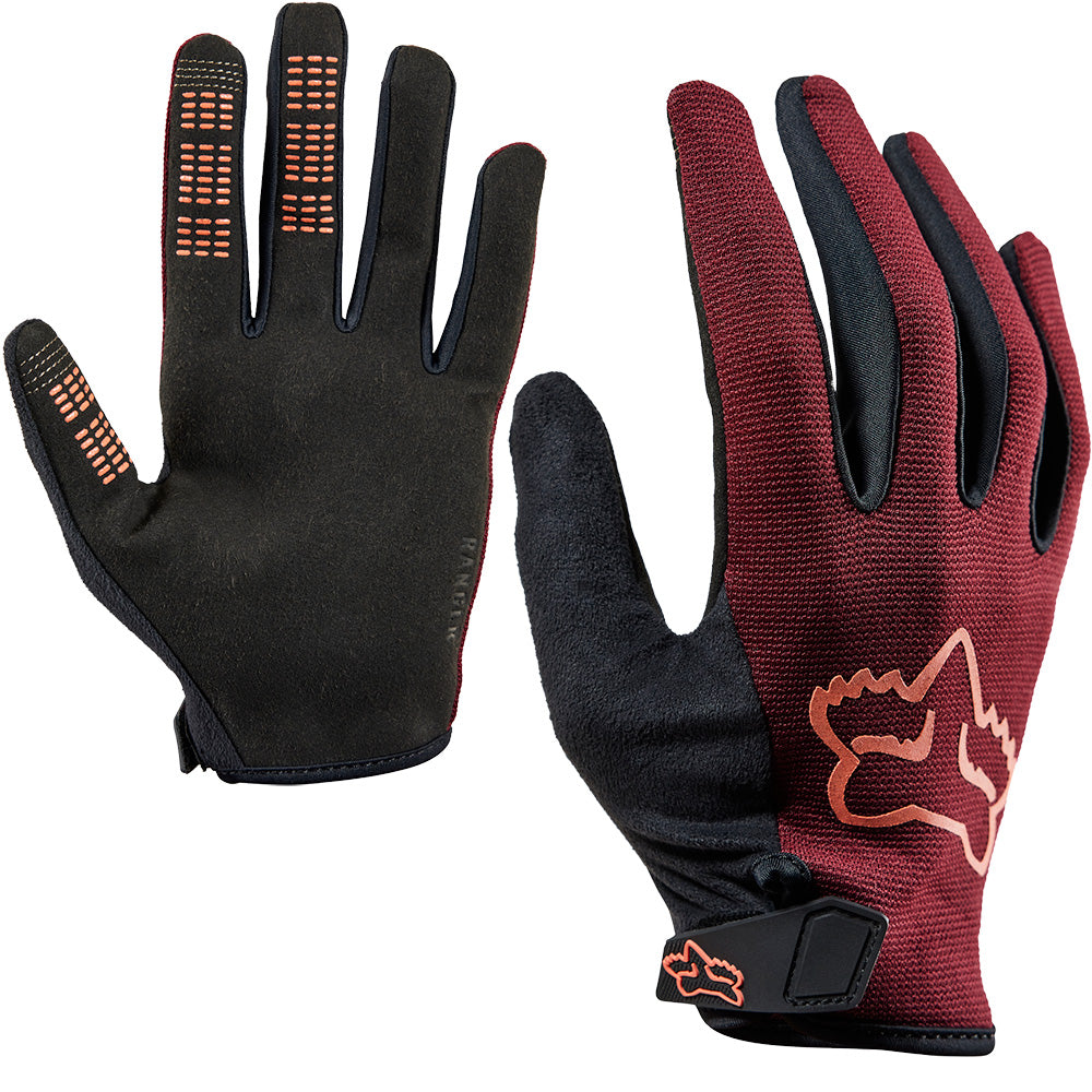 Fox Ranger Women's Gloves - M - Dark Maroon