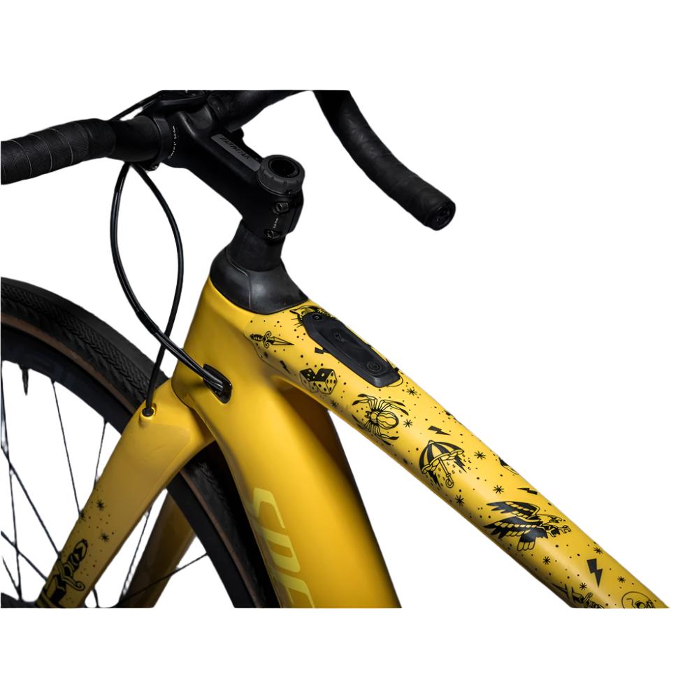 DyedBro Old School Tattoo Gravel Bike Protection Film - Image 1
