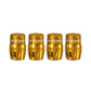Granite Design Juicy Nipple Schrader Valve Cap Pair - Gold
