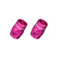 Granite Design Juicy Nipple Schrader Valve Cap Pair - Pink