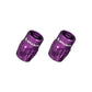 Granite Design Juicy Nipple Schrader Valve Cap Pair - Purple