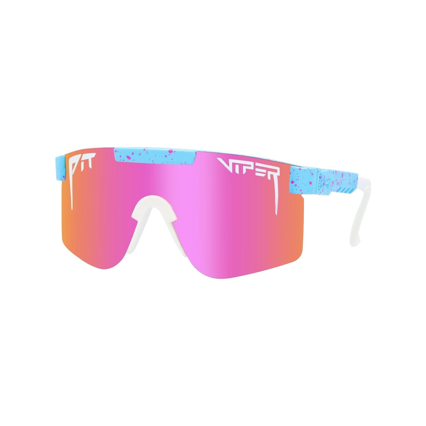 Pit Viper Original Sunglasses - The Gobby - Light Blue - Mirror Polarized Lens