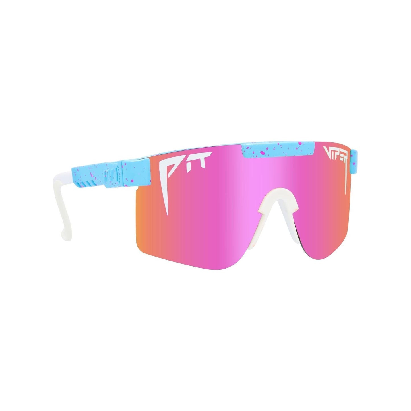Pit Viper Original Sunglasses - The Gobby - Light Blue - Mirror Polarized Lens