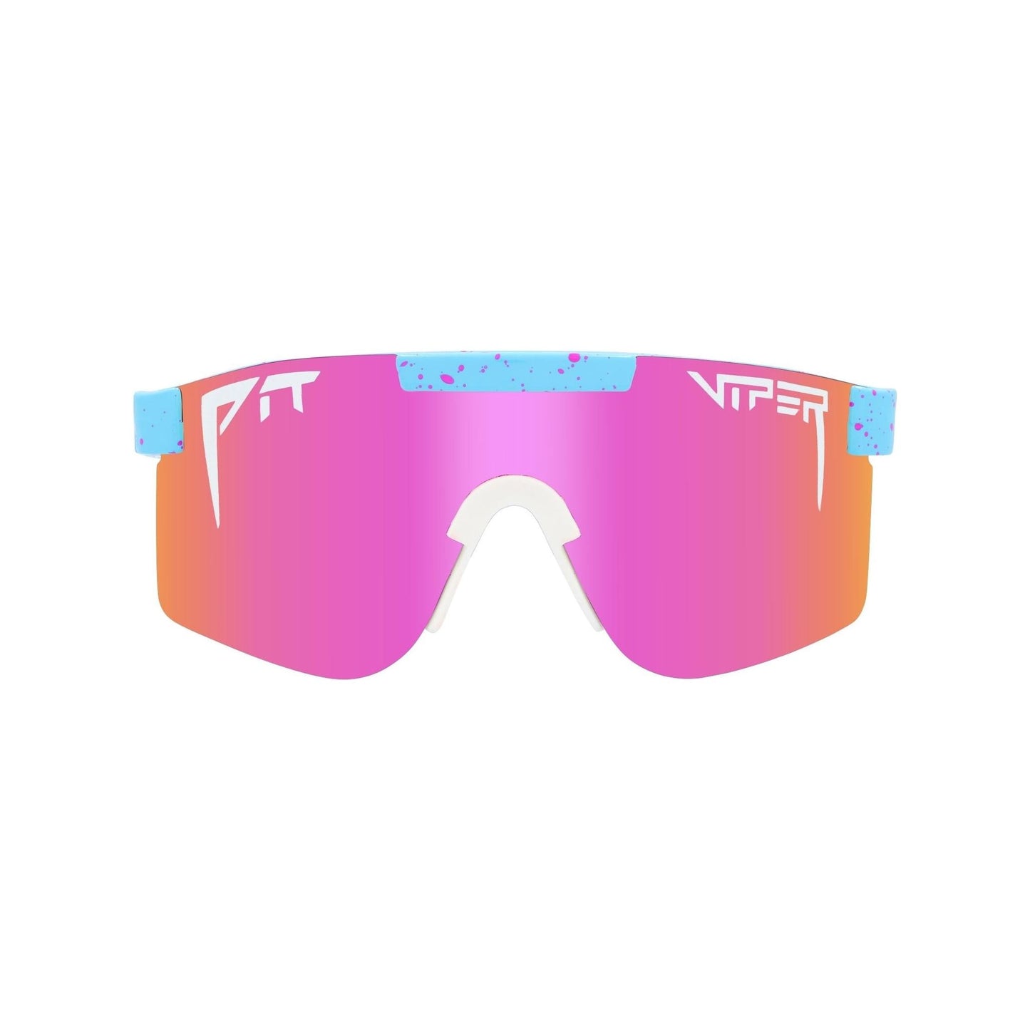 Pit Viper Original Sunglasses - The Gobby - Light Blue - Mirror Polarized Lens