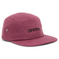 DHaRCO 5 Panel Cotton Snapback Hat - One Size Fits Most - Sangria