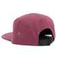 DHaRCO 5 Panel Cotton Snapback Hat - One Size Fits Most - Sangria