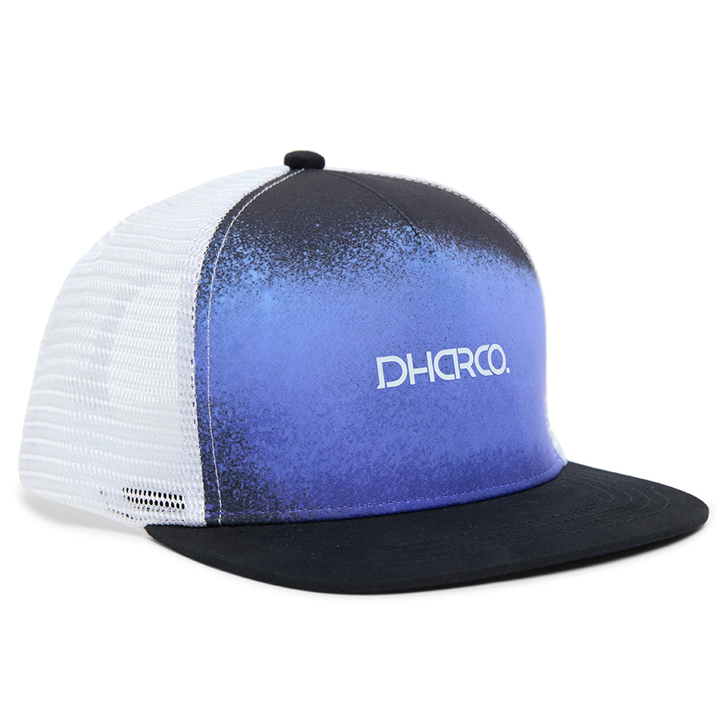 DHaRCO Kids Flat Brim Trucker Hat - Youth One Size Fits Most - Ultra Violet