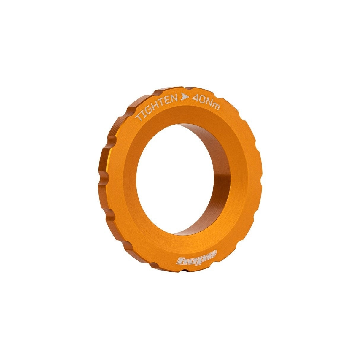 Hope External Lock Ring For Centrelock Wheels - Centrelock Lock Ring - Orange