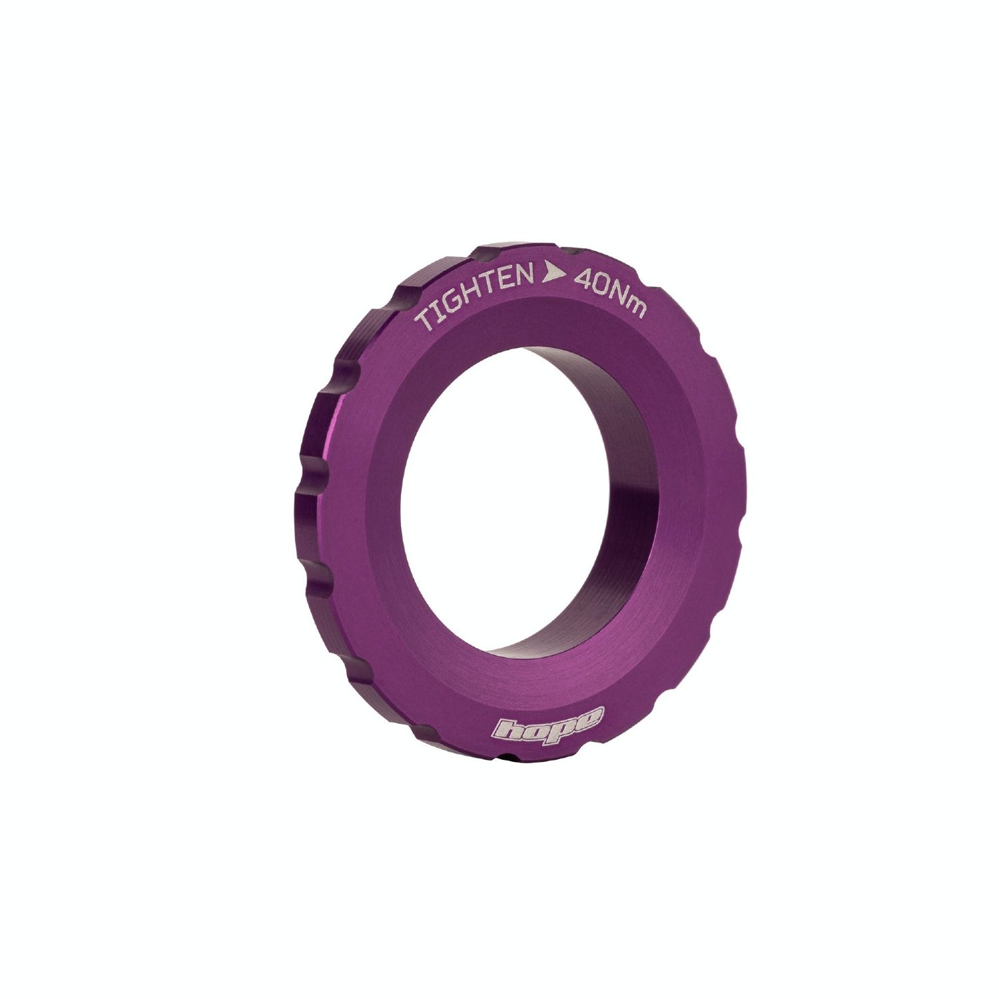 Hope External Lock Ring For Centrelock Wheels - Centrelock Lock Ring - Purple