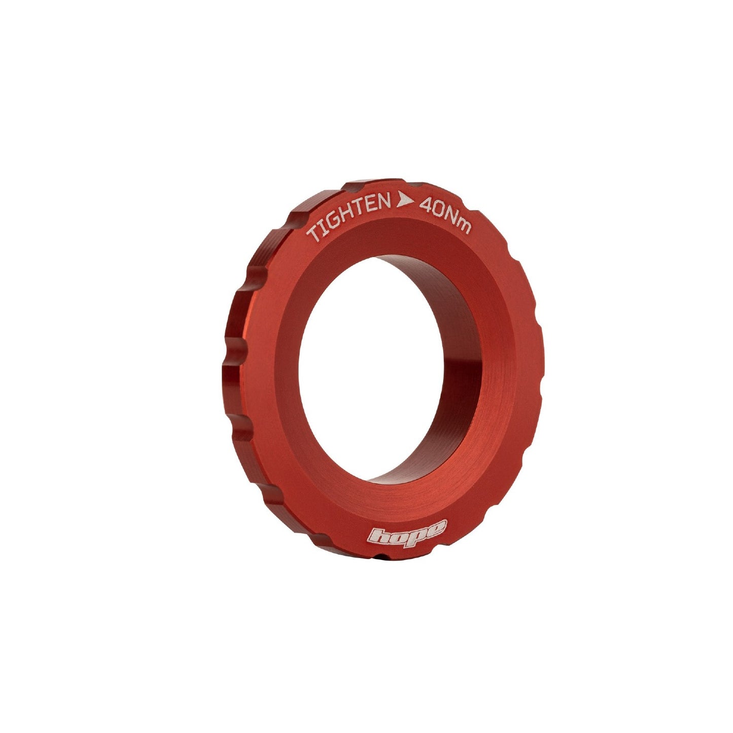 Hope External Lock Ring For Centrelock Wheels - Centrelock Lock Ring - Red