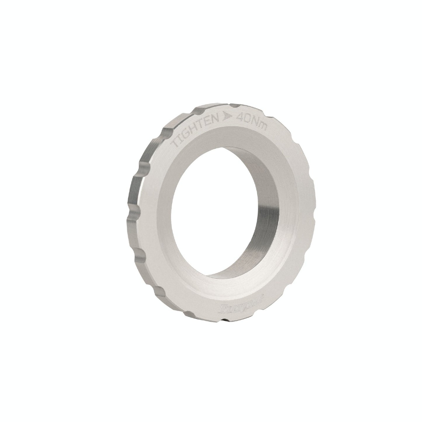 Hope External Lock Ring For Centrelock Wheels - Centrelock Lock Ring - Silver