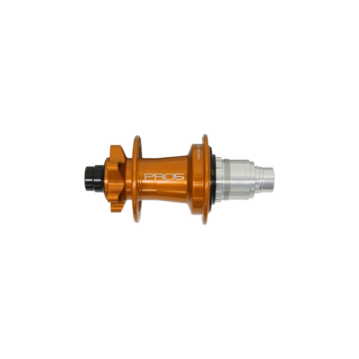Hope Pro 5 Rear 6 Bolt 12x157mm Disc Hub - Rear - 12x157mm Superboost - XD Driver - 6 Bolt - 32 Hole - J-Bend - Orange