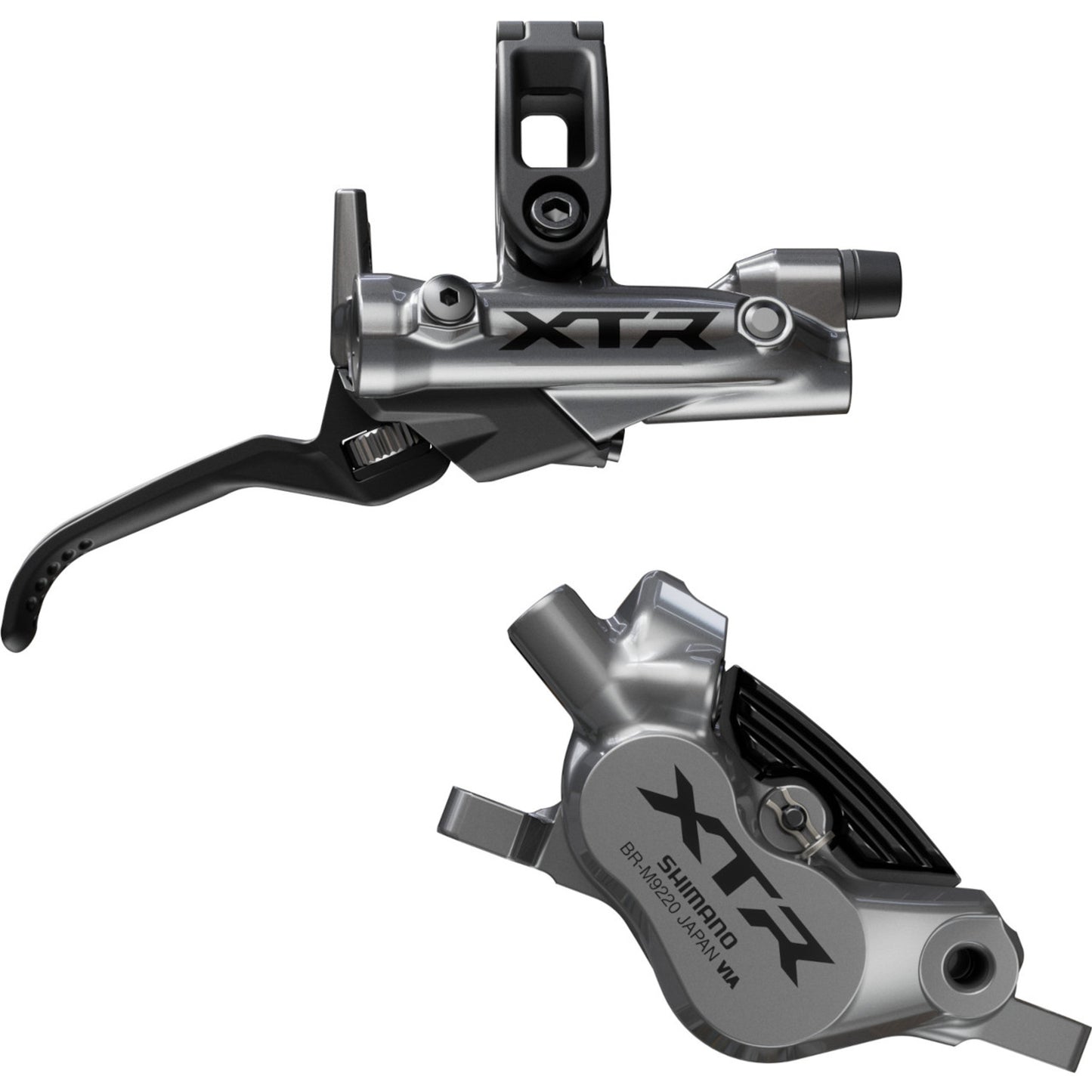 Shimano BR-M9220 XTR Trail Disc Brake - Front - Right Lever - 1000mm - Silver