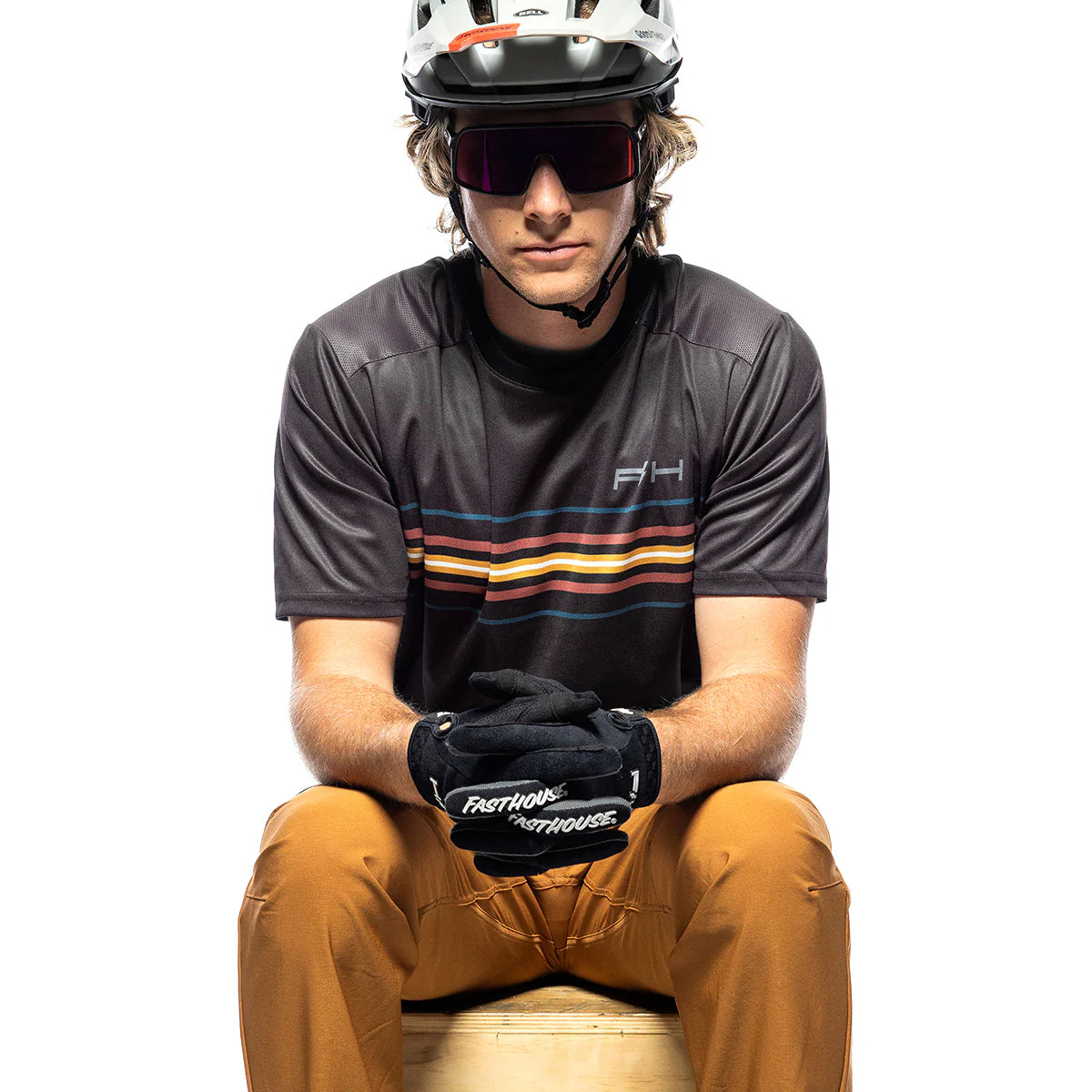 Fasthouse Impakt Chandler Short Sleeve Jersey - M - Black
