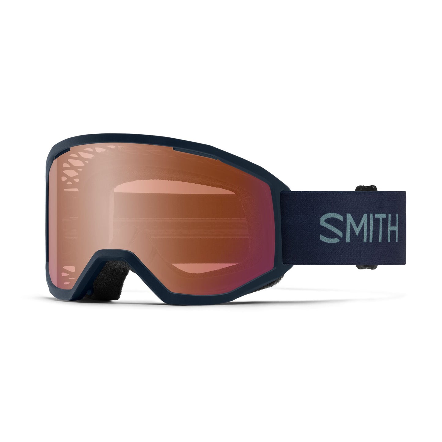 Smith Loam Goggles - One Size Fits Most - Midnight Navy - Contrast Rose Flash AF Lens