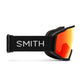 Smith Loam S Goggles - One Size Fits Most - Black - Red Mirror Lens