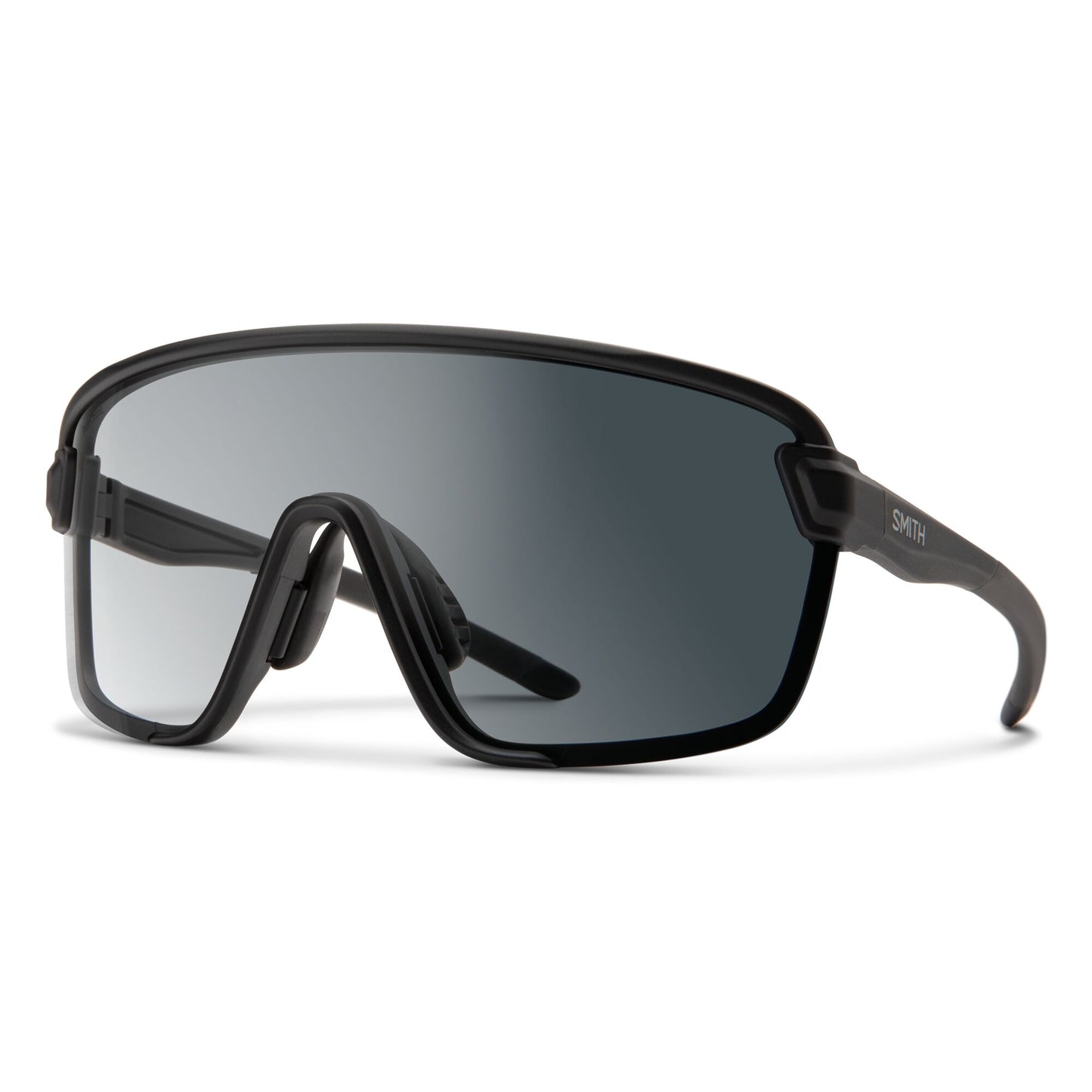 Smith Bobcat Sunglasses - One Size Fits Most - Matte Black - ChromaPop Photochromic Clear To Gray Lens