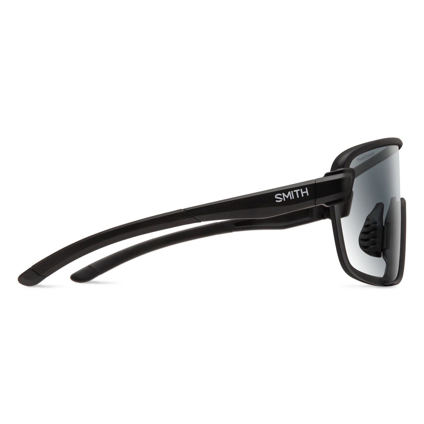 Smith Bobcat Sunglasses - One Size Fits Most - Matte Black - ChromaPop Photochromic Clear To Gray Lens