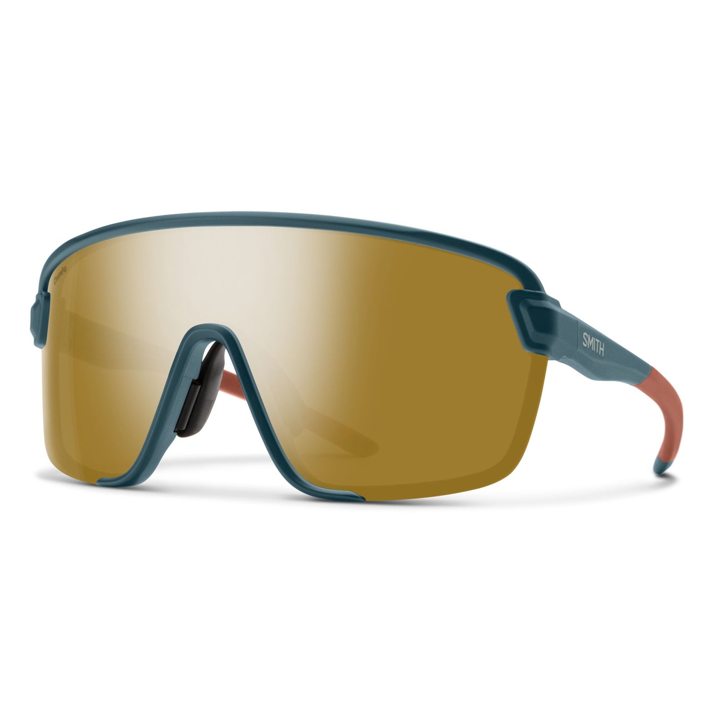 Smith Bobcat Sunglasses - One Size Fits Most - Matte Pacific - Sedona - ChromaPop Bronze Mirror Lens