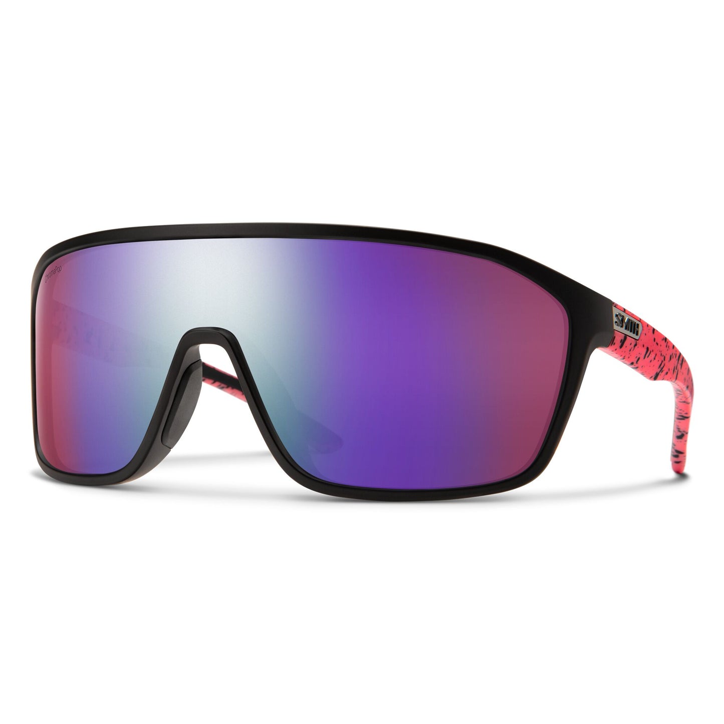 Smith Boomtown Sunglasses - One Size Fits Most - Matte Wild Child - ChromaPop Violet Mirror Lens
