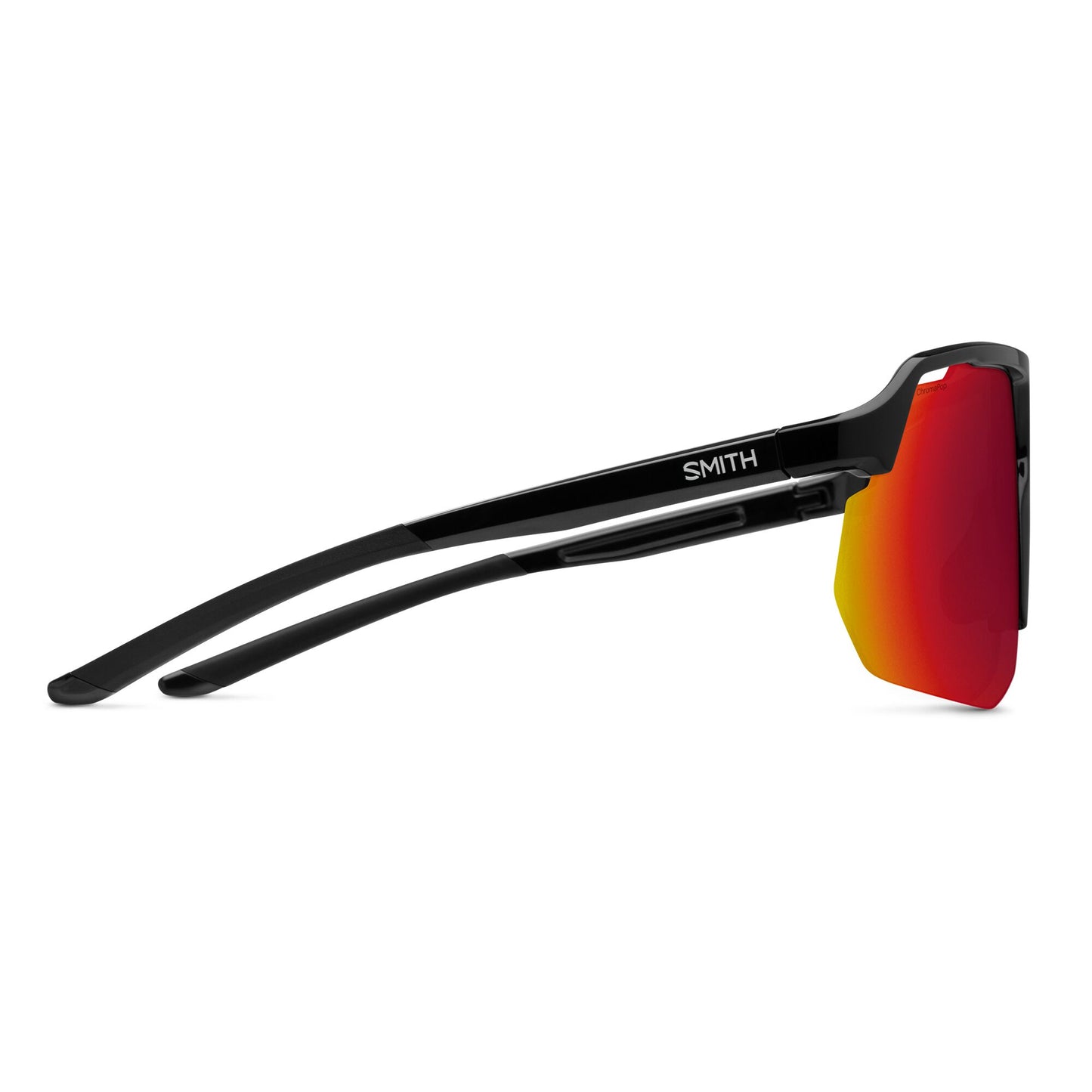 Smith Motive Sunglasses - One Size Fits Most - Black - ChromaPop Red Mirror Lens