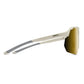 Smith Motive Sunglasses - One Size Fits Most - Matte Bone - ChromaPop Black Gold Mirror Lens