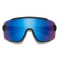 Smith Wildcat Sunglasses - One Size Fits Most - Matte Black - ChromaPop Low Light Rose Blue Mirror Lens