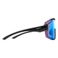 Smith Wildcat Sunglasses - One Size Fits Most - Matte Black - ChromaPop Low Light Rose Blue Mirror Lens