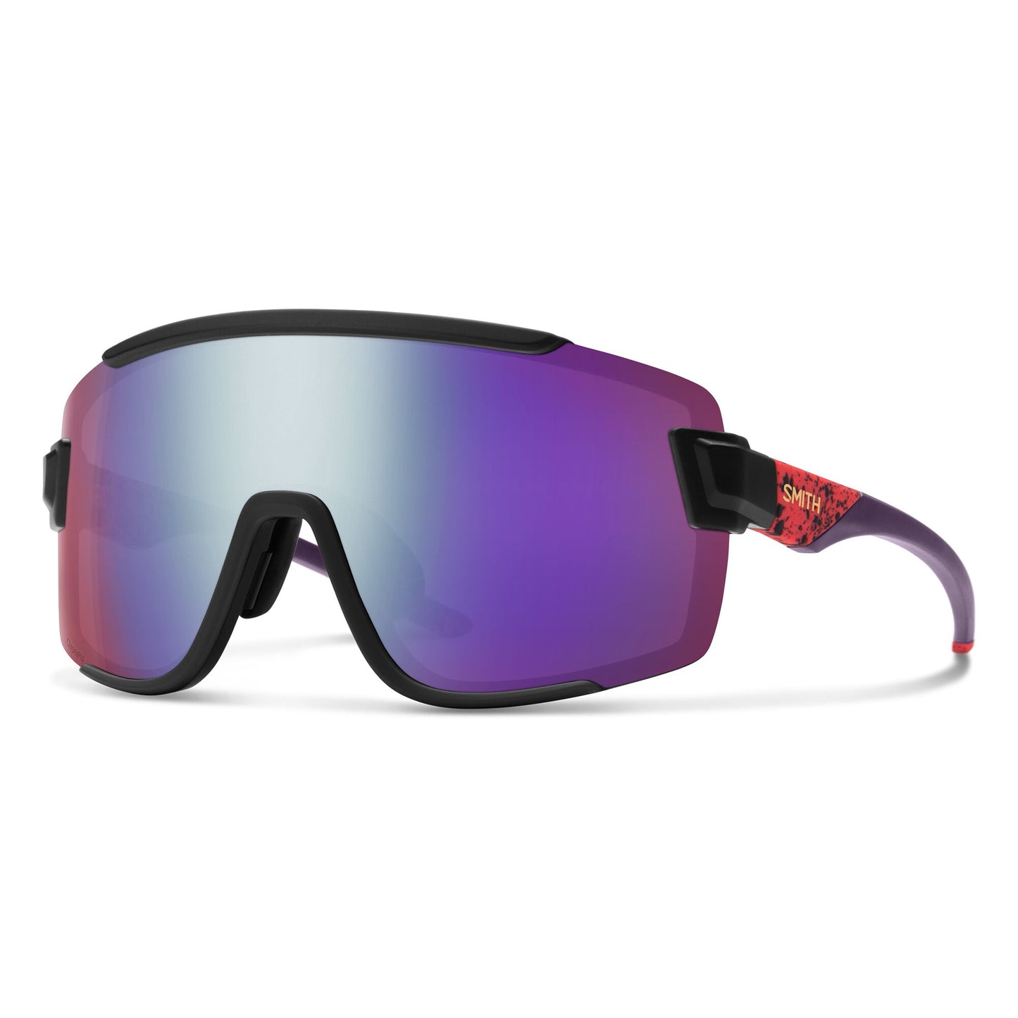 Smith Wildcat Sunglasses - One Size Fits Most - Matte Wild Child - ChromaPop Violet Mirror Lens